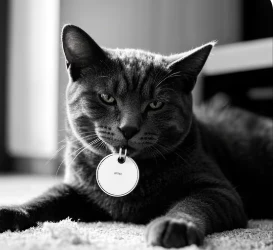 Er det OK å sette en AirTag på katten min?