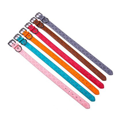 Embossed Leather Dog Collar Embossed Leather Dog Collar