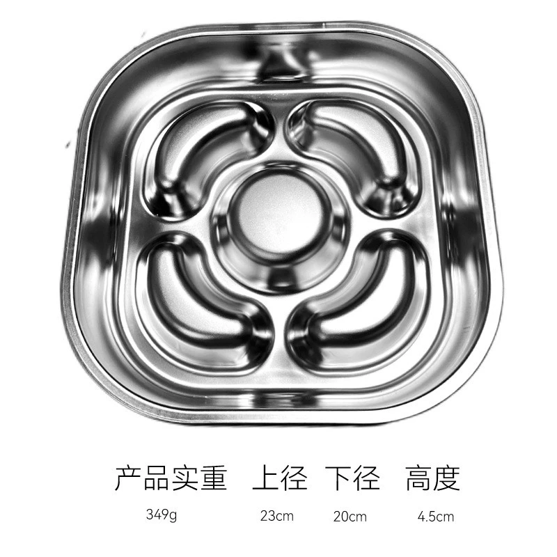 Stainless Steel Slow Feeder Pet Bowl high quality